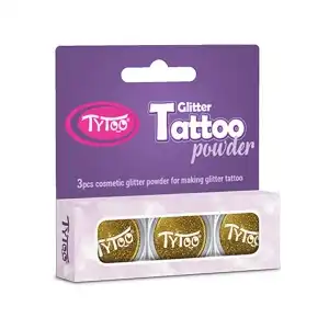 Csillámpor szett 3 x 2,5 ml Arany, nagyker Supreva