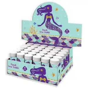 Mermaid pattern bubble blower 60 ml, wholesale Supreva
