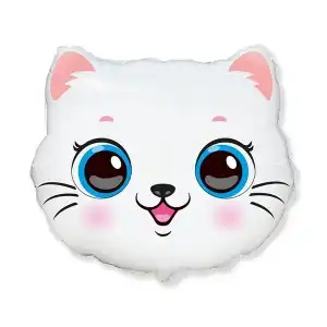Foil balloon, mini form, cat head, wholesale Supreva