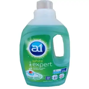 Liquid detergent A1 1.5 l. white and colored - green, wholesaler