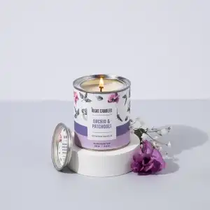 LUXURY CANDLE IN A METAL BOX 230g.
