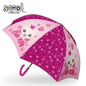 Children's umbrella, CUTE KITTY, 48.5 cm - S-COOL Wholesale Supreva
