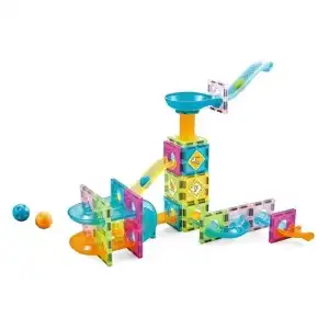 Suitcase with Colored Magnetic Bricks 64 pieces, wholesale Supreva