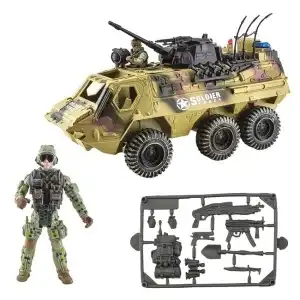 Set Militar cu Tanc de Lupta & 2 Soldati, angro Supreva
