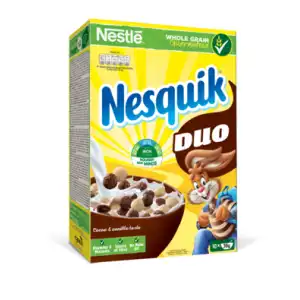 NESQUICK DUO Cereal Mic dejun 325g, depozite en-gros