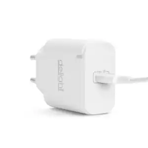 Adaptor - Type-C - incarcator rapid PD20W - alb, angro
