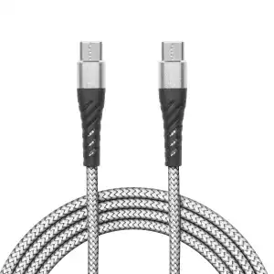 Cablu de date Type-C - Type-C alb - 1 m, en-gros