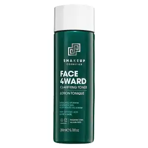 Clarifying Toner for Men, FACE 4WARD, SHAKEUP Cosmetics, 200 ml, wholesale