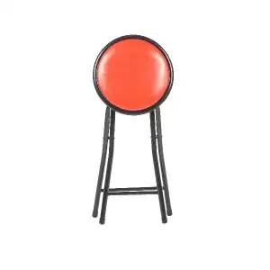 Malaga folding stool, red, 30x30x45 cm, wholesale Supreva