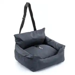 Scaun auto premium pentru câini, albastru