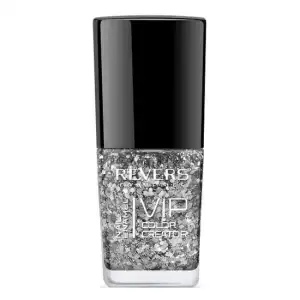 Vip Nail Polish, 3D, Revers, silver glitter, 12ml, No. 252