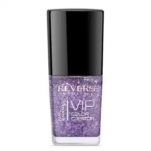 Nail polish Vip, 3D, Reverse, purple glitter, 12 ml, No. 256