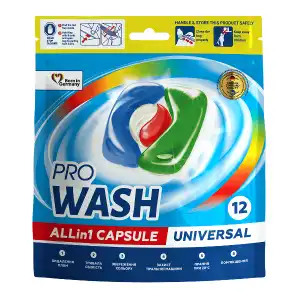 Pro Wash Universal 12 kapsułek do prania, hurt