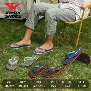 Slapi barbat plaja, 40-45, EVA + PVC, multicolor,
