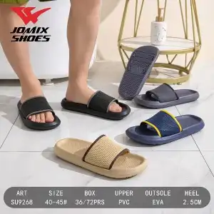 Kapcie męskie 40-45, EVA + PVC, wielokolorowe