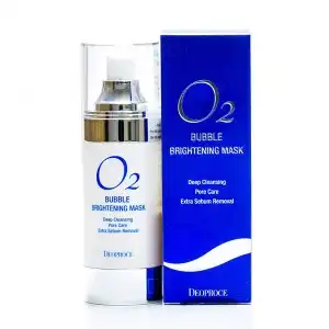 Mască de față strălucitoare O2 Deoproce cu bule de oxigen