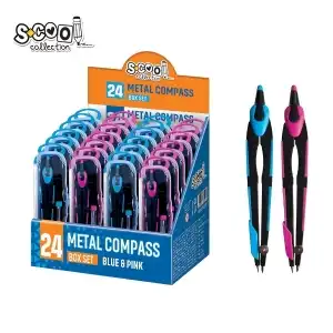 Compas + rezerva mina, 24 buc/set - S-COOL En-gros Supreva