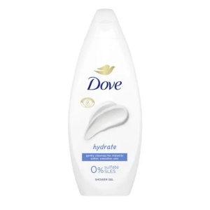 DOVE HYDRATE Tusfürdő 250 ml., nagyker raktár