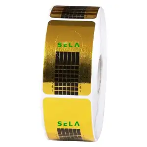 Set of 500 rectangular templates for building nails, Sela Angro Supreva