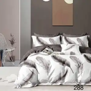 Спален комплект 6 части 180х200 см черно бяло с пера Casa New Concept Супрева на едро 288