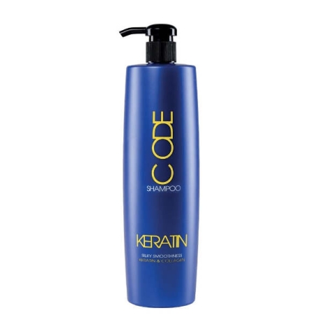 KERATIN KÓD - Keratin és kollagén sampon, 1000 ml, Supreva nagykereskedelmi
